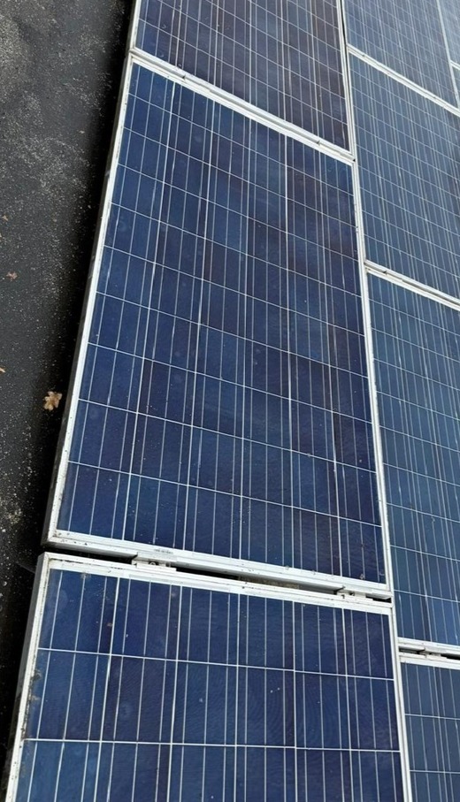 Zonnepanelen reinigen, na de behandeling