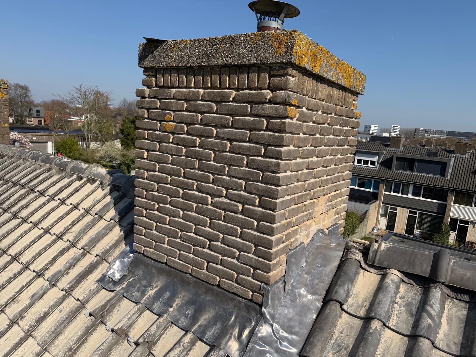 Schoorsteenrenovatie Dordrecht — voor